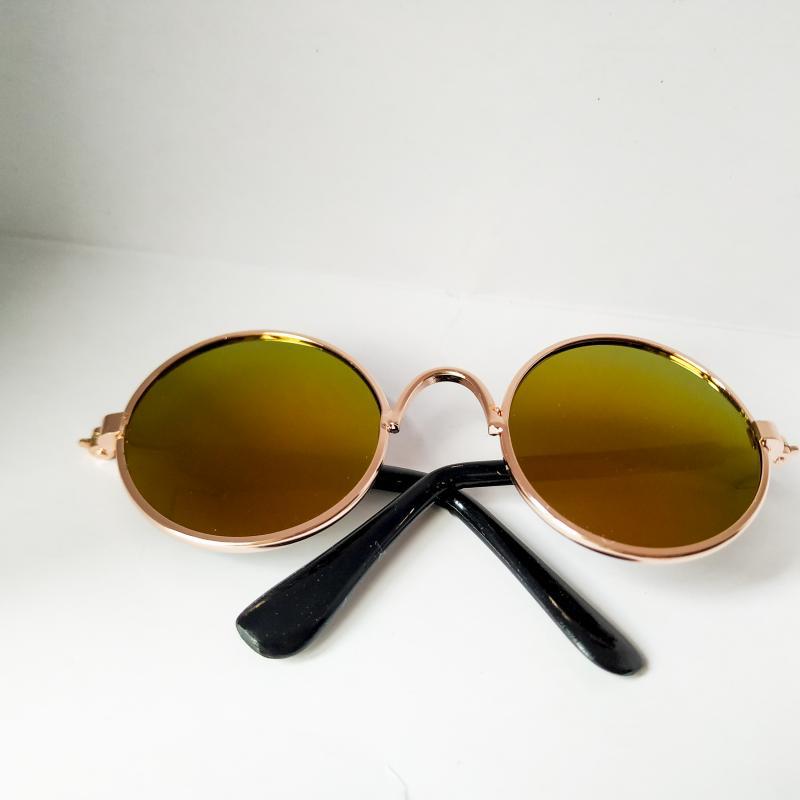 Cat Sunglasses – Retro Round Pet Glasses for Cats &amp; Small Dogs, Photo Prop, 13 Colors, Sizes M &amp; L – view 10