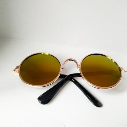 Cat Sunglasses – Retro Round Pet Glasses for Cats &amp; Small Dogs, Photo Prop, 13 Colors, Sizes M &amp; L – view 10