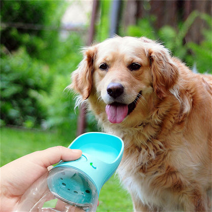 Outdoor Pet Water Bottle – One-Touch Leak-Resistant Travel Cup for Dogs, 350 ml or 550 ml
