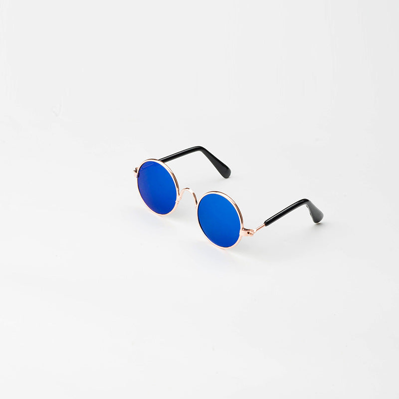 Cat Sunglasses – Retro Round Pet Glasses for Cats &amp; Small Dogs, Photo Prop, 13 Colors, Sizes M &amp; L – view 7