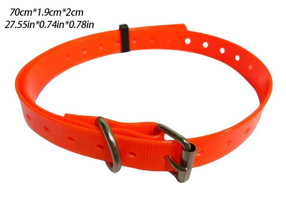 Waterproof Plastic Dog Collar – Lightweight Easy-Clean Collar, 70 cm (27.6 in), Red or Yellow – view 2