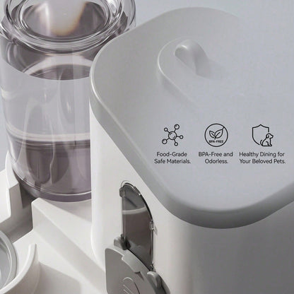 Cat-Shaped Gravity Pet Feeder and Water Dispenser Set for Cats, Puppies &amp; Small Pets – view 5