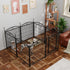 8-Panel Metal Dog Playpen – Foldable Exercise Pen with Door, Rust-Resistant, 32 in High, Black