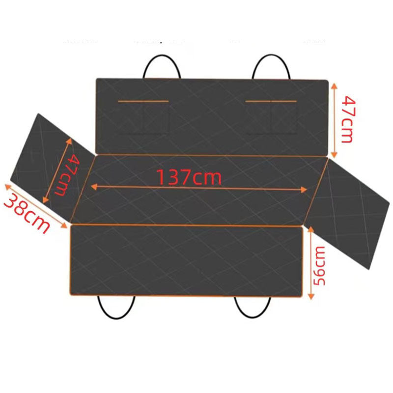 Waterproof Dog Back Seat Cover – Hammock with Storage Pockets – view 5
