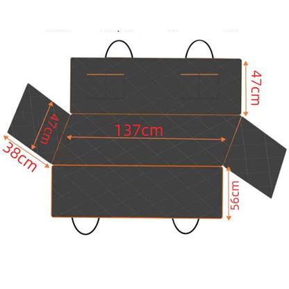 Waterproof Dog Back Seat Cover – Hammock with Storage Pockets – view 5