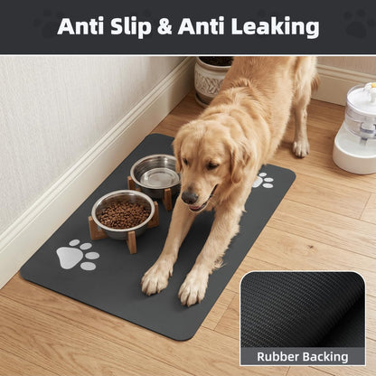 Absorbent Pet Feeding Mat for Dog &amp; Cat Bowls – Quick-Dry, Non-Slip Rubber Backing – view 7