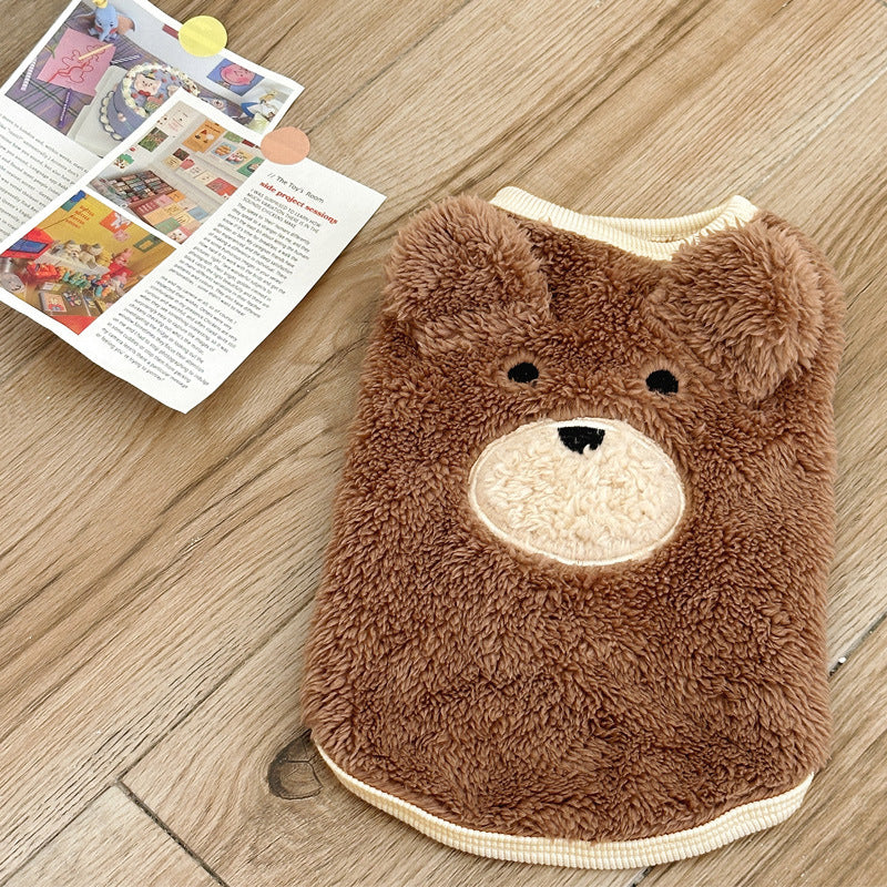 Fleece-Lined Winter Dog Outfit – Soft Polyester Pet Clothes in Sizes XS to 3XL – view 3