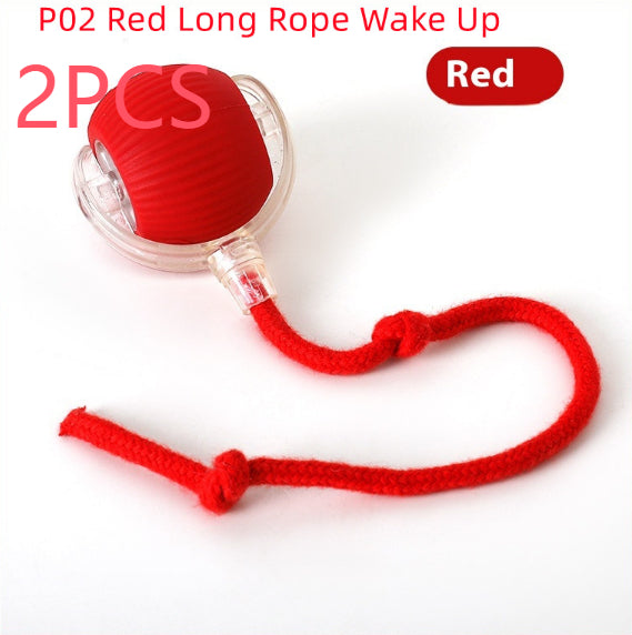Self-Driving Rolling Ball Cat Toy – 3 Modes, Bird Chirp Sound, Tail &amp; Rope Attachments – view 18