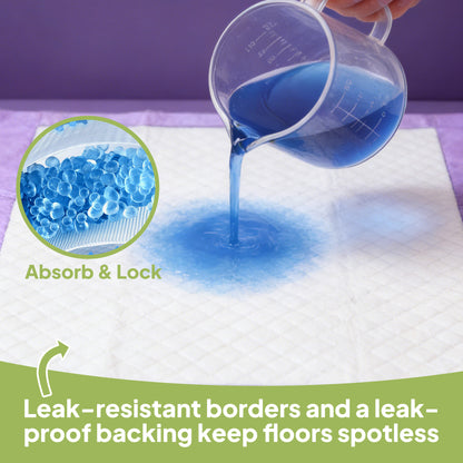 Lavender Scented Dog Training Pads – Leak-Proof Puppy Pee Pads – view 4