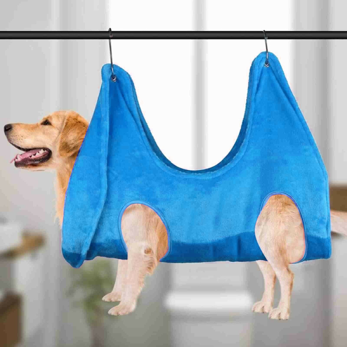 Flannel Pet Grooming Hammock for Small &amp; Medium Dogs and Cats – Thickened Nail Trim Sling – view 3