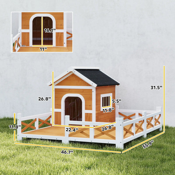 Outdoor Dog House – Weather-Resistant Shelter for Dogs – view 6