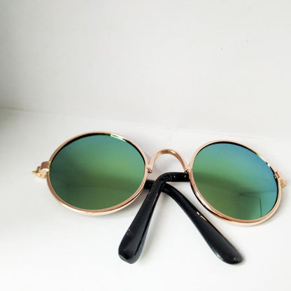 Cat Sunglasses – Retro Round Pet Glasses for Cats &amp; Small Dogs, Photo Prop, 13 Colors, Sizes M &amp; L – view 11