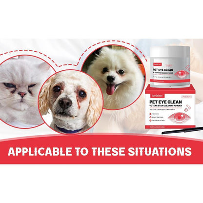 Pet Tear Stain Powder for the Fur Around Dog &amp; Cat Eyes, Grooming Powder – view 5