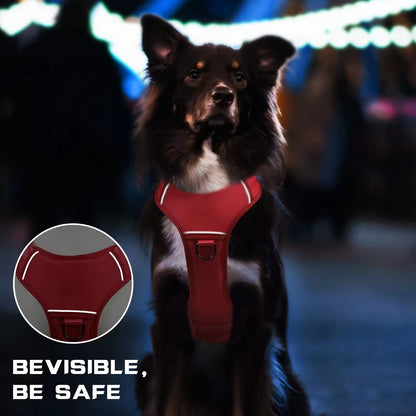 Tactical Dog Harness Vest – 1000D Nylon, Reflective, Dual Handles, Adjustable, S–XL – view 3