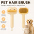 Self-Cleaning Bear Slicker Brush for Cats & Dogs – Deshedding Comb with Non-Slip Handle