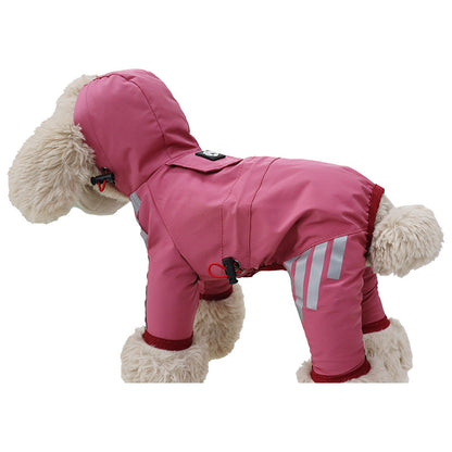 Full-Body Dog Raincoat – Waterproof 4-Leg Rain Suit – view 10