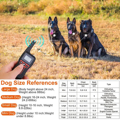 3280 ft Remote Dog Training Collar – Beep, Vibration &amp; Static, IP67 Waterproof, Rechargeable – view 5