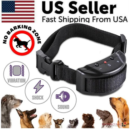 Automatic Anti-Bark Dog Collar – Sound &amp; Static Bark Control, Adjustable 12–20 in – view 4