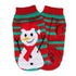 Christmas Turtleneck Pet Sweater with Snowman or Pom-Pom Stripes for Small Dogs & Cats – view 9