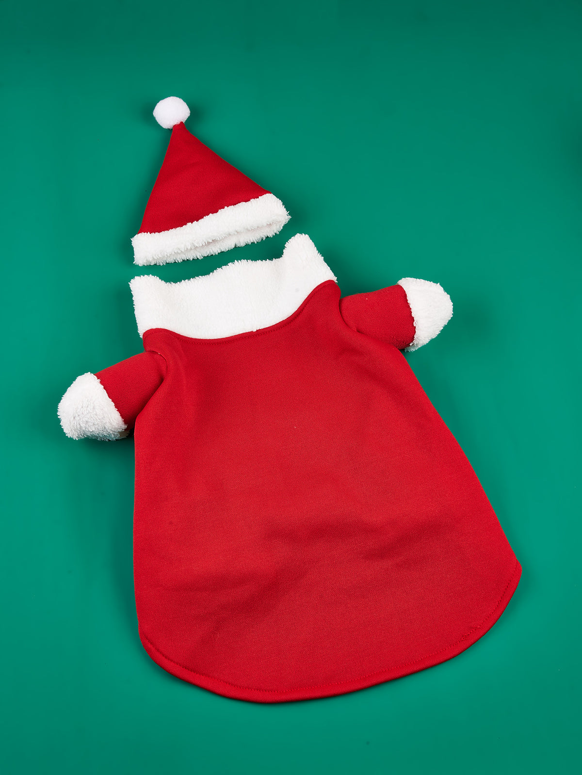 Red Christmas Dog Costume – Festive Holiday Outfit for Small Dogs – view 6