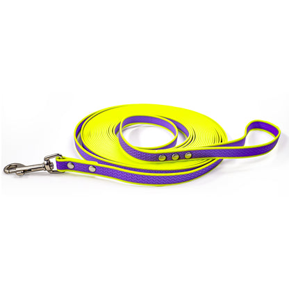 Two-Tone Waterproof Dog Training Leash – PVC Coated Long Line for Recall, 10, 16 &amp; 33 ft – view 8