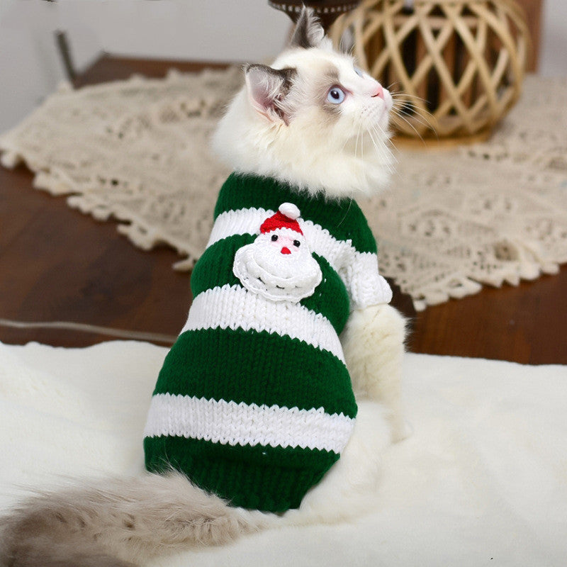 Warm Knit Sweater for Hairless Cats (Sphynx Cat Clothes) – view 9