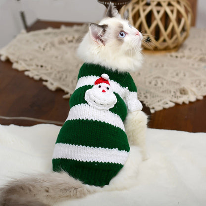 Warm Knit Sweater for Hairless Cats (Sphynx Cat Clothes) – view 9