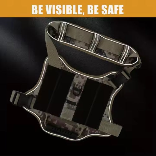 Tactical Dog Harness with Control Handle – No-Pull, Reflective, Adjustable Vest – view 6