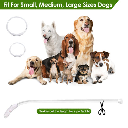 USB Rechargeable LED Dog Collar – Cuttable Glow Collar, 3 Light Modes, Multi-Color – view 2