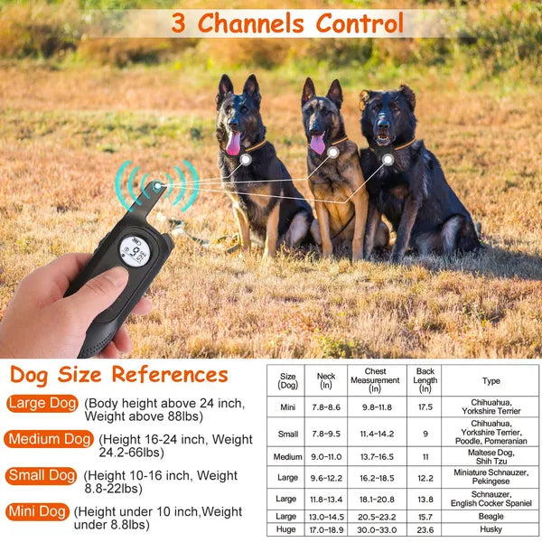 Remote Dog Training Collar with Voice Recording – 984 ft, Beep, Vibration &amp; Static, Rechargeable – view 5