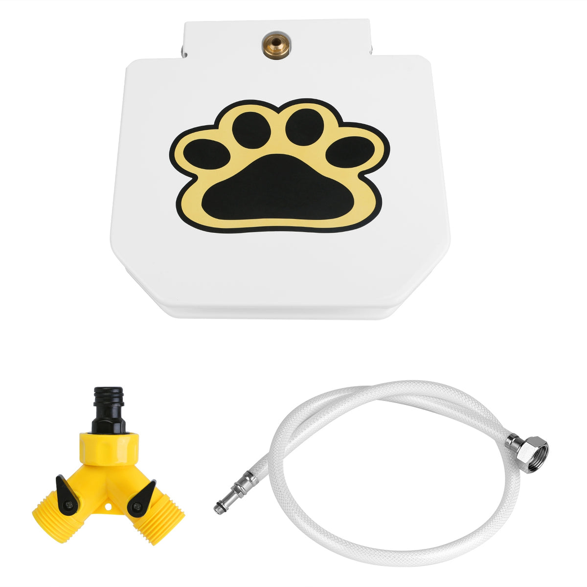Step-On Outdoor Dog Water Fountain – Paw Pedal Activated Drinking Fountain with Hose – view 10
