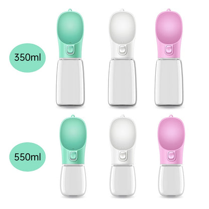 Portable Pet Water Cup – One-Button Travel Drinking Bottle for Dogs &amp; Cats, 300–550 ml – view 4