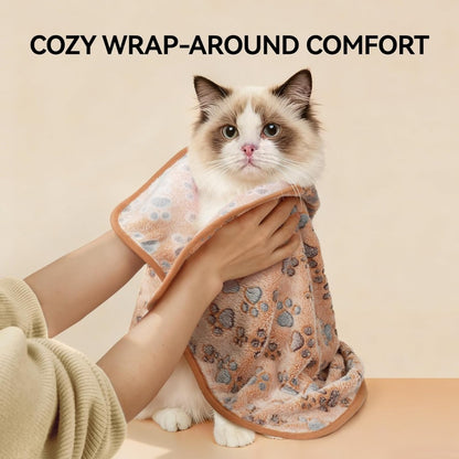Soft Fleece Dog Blankets, 3-Pack – Fluffy Pet Throws for Beds, Sofas &amp; Crates – view 4