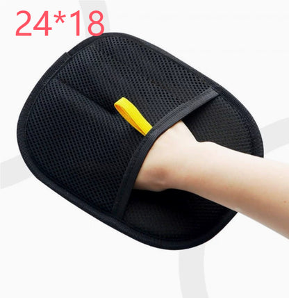 Pet Hair Remover Grooming Glove – Dual-Sided Deshedding Mitt for Dogs, Cats and Rabbits – view 24