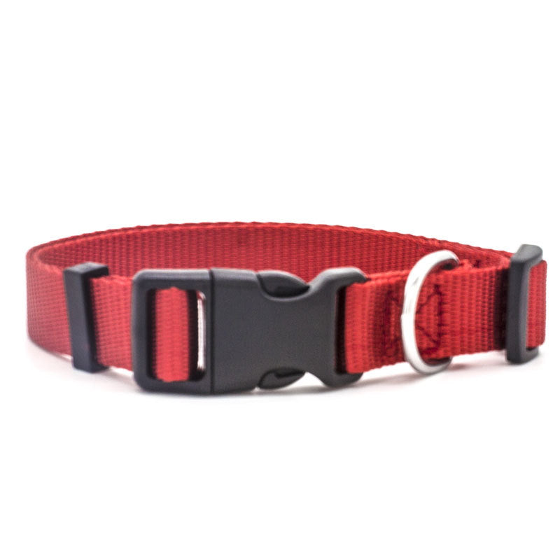 Soft Nylon Dog &amp; Cat Collar – Neoprene Lined, Adjustable with Metal D-Ring, 6 Colors, XS–XL – view 11