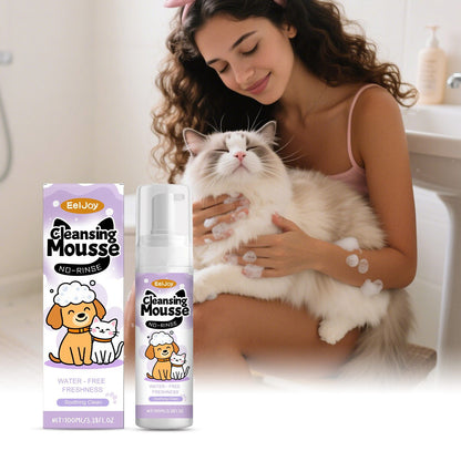 No-Rinse Pet Face Cleansing Mousse – 100 ml Waterless Foam for Facial Fur &amp; Coat – view 5