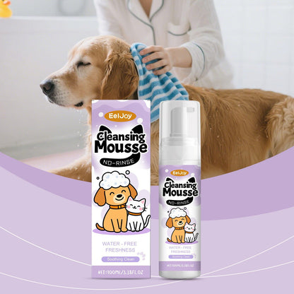 No-Rinse Pet Face Cleansing Mousse – 100 ml Waterless Foam for Facial Fur &amp; Coat – view 8