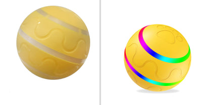 Self-Rotating Rechargeable Cat Ball Toy with Auto Direction Change, Silicone and ABS – view 19