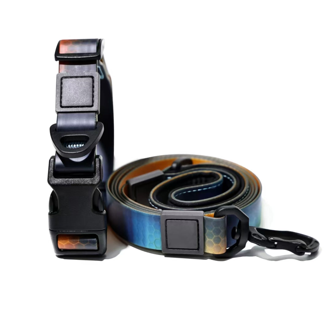 Waterproof PVC Coated Dog Leash Set – Bright Heat-Transfer Print, Easy Clean, 15, 20 &amp; 25 mm, 4 Colors – view 9