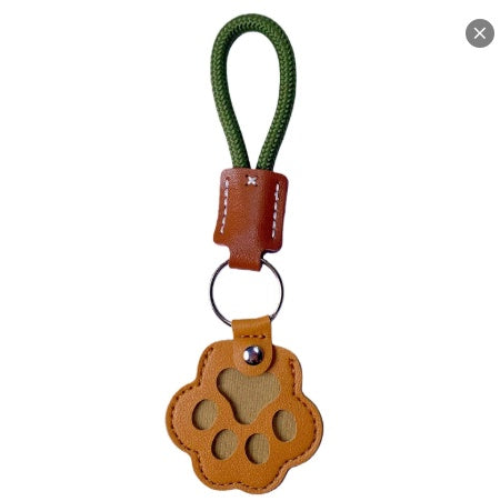 Pet Fur Memorial Keychain – Paw-Shaped Leather Keepsake for Dog or Cat Hair, Sympathy Gift – view 5