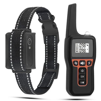3280 ft Remote Dog Training Collar – Beep, Vibration &amp; Static (1–100), IP67, Set or Receiver Only – view 3