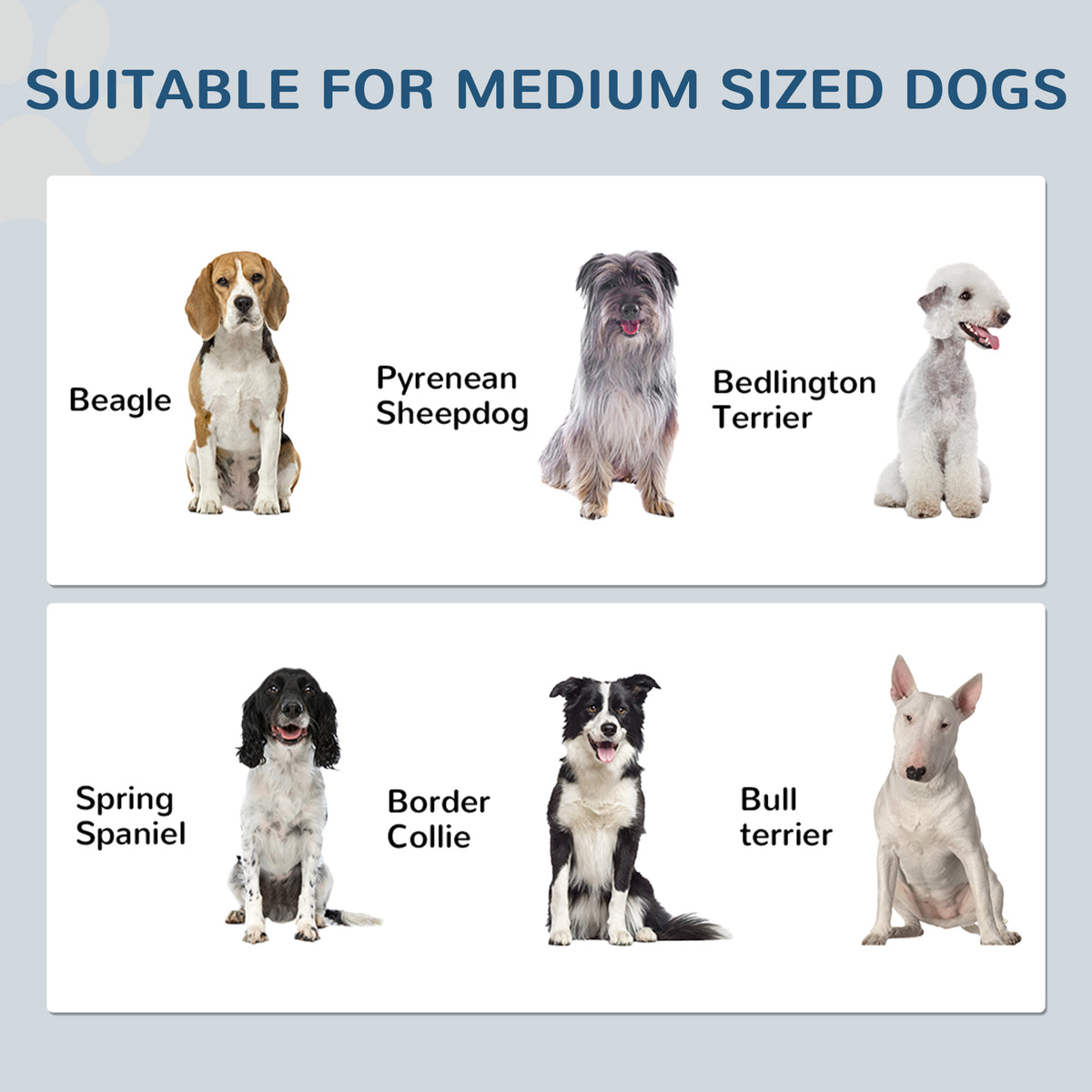 Dog Feeding Cabinet with Hidden Bowls, Adjustable Shelf &amp; Leash Hooks, Medium Dogs, White – view 4