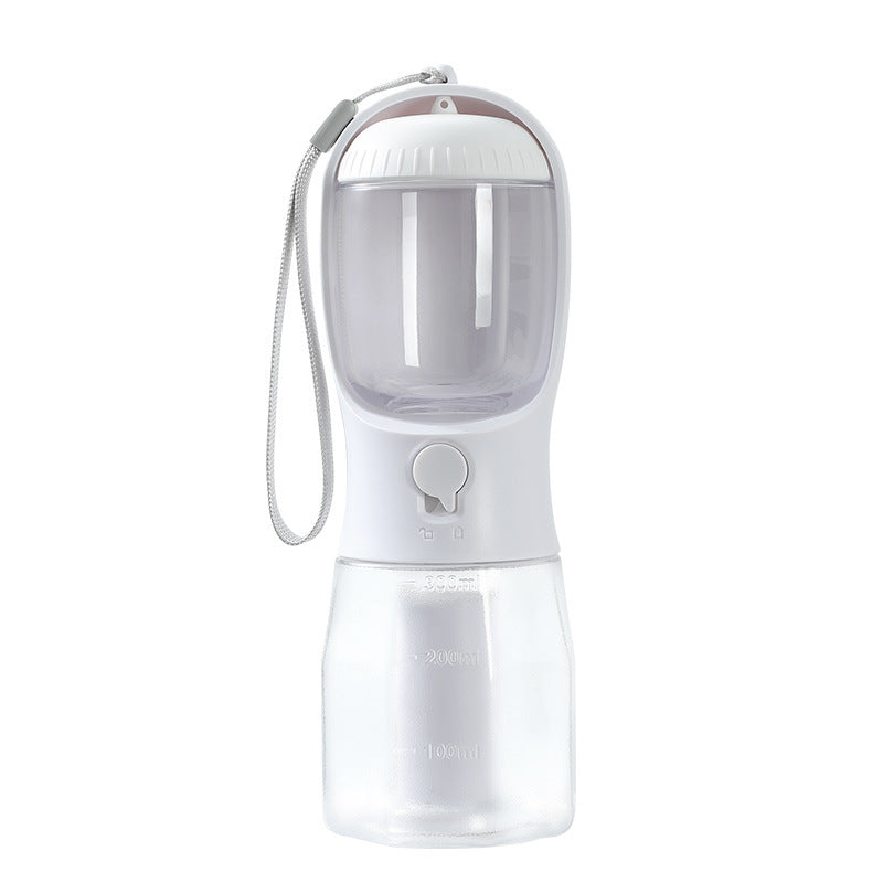 3-in-1 Dog Water Bottle – Travel Cup with Food Container, Waste Bag Holder &amp; Filter, 300 ml – view 13
