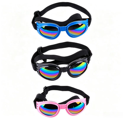 Pet Sunglasses 3-Pack, White, Black &amp; Pink – Foldable Goggles for Small Dogs &amp; Cats – view 2