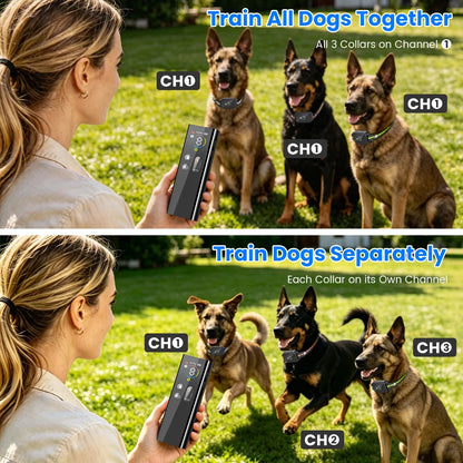 2-in-1 Dog Training &amp; Anti-Bark Collar with Remote – 3300 ft, IP68, Color Screen, 1 or 2 Collars – view 4