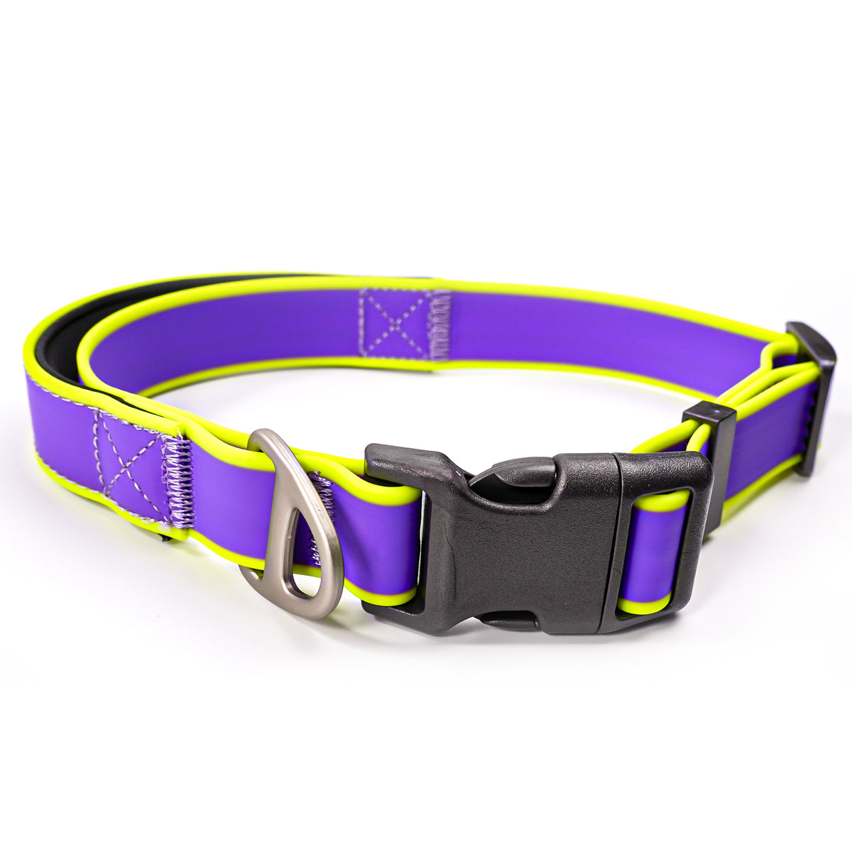 Tactical Dog Collar for Working Dogs – Waterproof, Wear-Resistant, Green, Purple or Orange, 3 Sizes – view 8