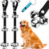 Dog Potty Training Doorbells, 2-Pack – Adjustable Extra-Large Loud Bells for Puppies, Silver