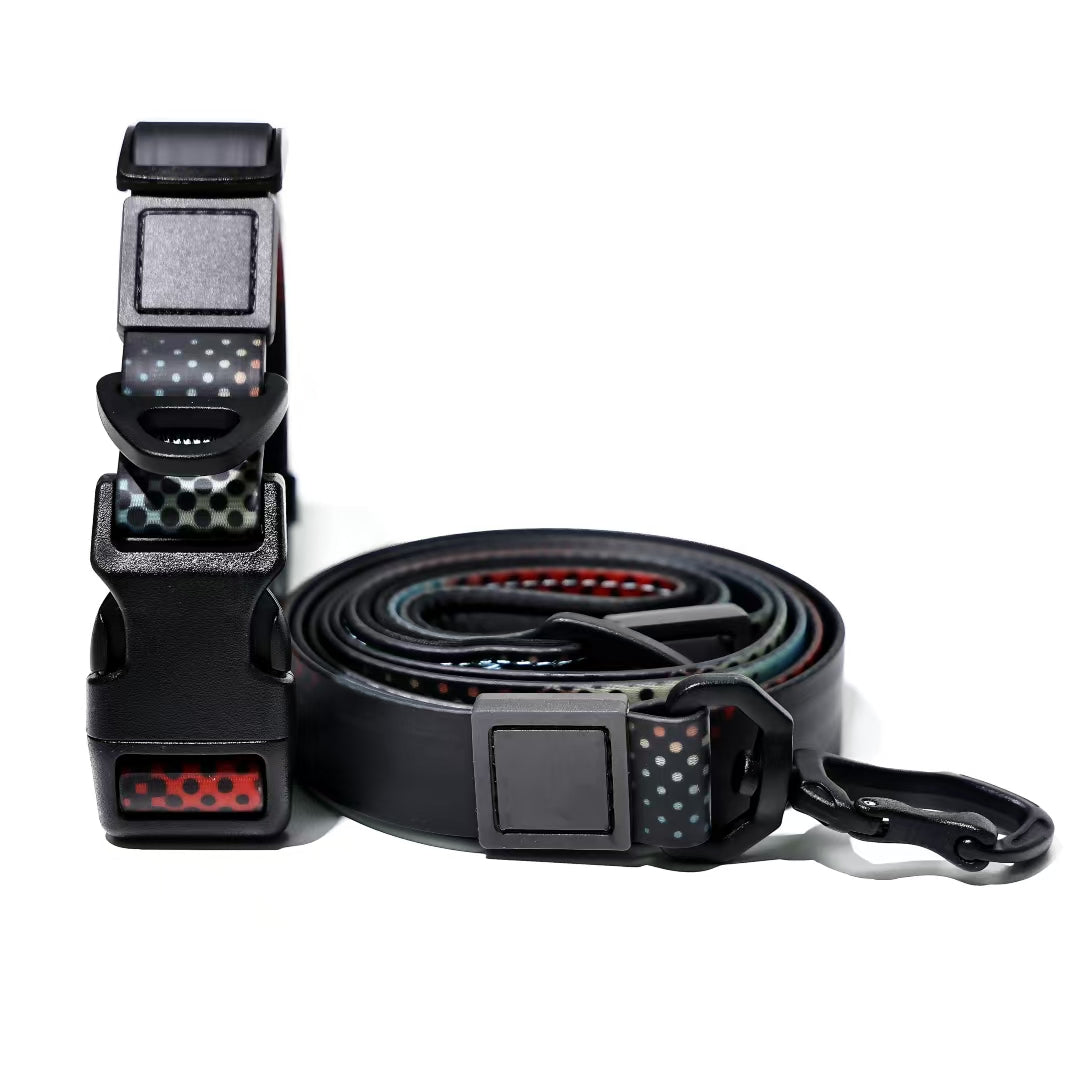 Waterproof PVC Coated Dog Leash Set – Bright Heat-Transfer Print, Easy Clean, 15, 20 &amp; 25 mm, 4 Colors – view 11