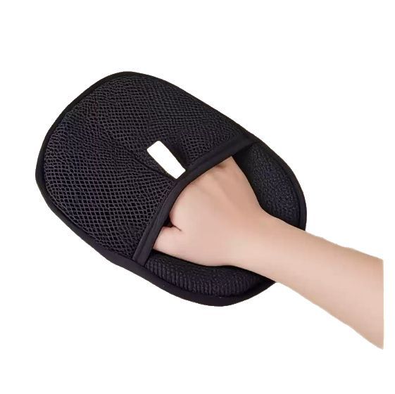 Pet Hair Remover Grooming Glove – Dual-Sided Deshedding Mitt for Dogs, Cats and Rabbits – view 9