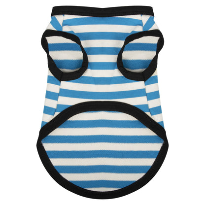 Striped Cotton Dog Vest, Thin Summer Tank Top for Dogs in 6 Colors – view 8